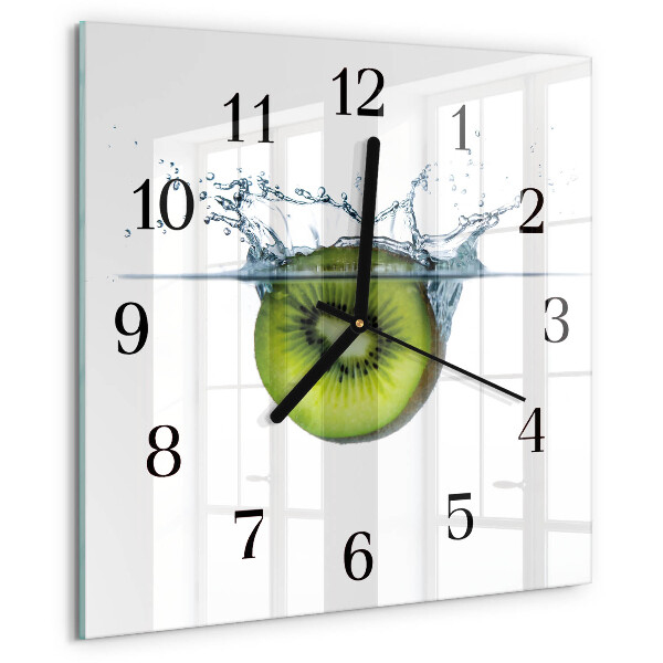 Square wall clock Kiwi