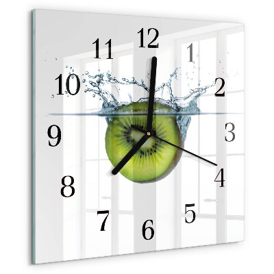 Square wall clock Kiwi