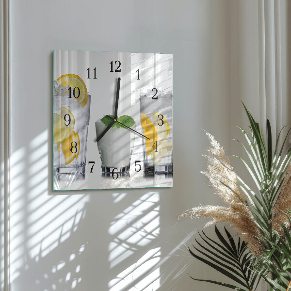 Square wall clock Citric