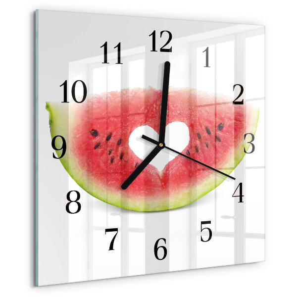 Square wall clock Watermelon