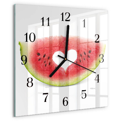 Square wall clock Watermelon
