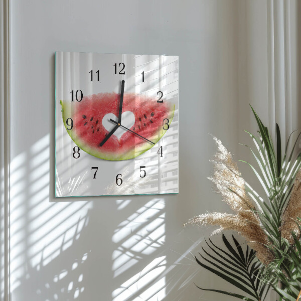 Square wall clock Watermelon