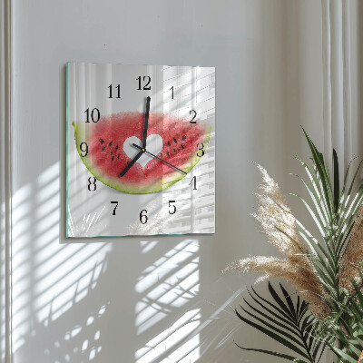 Square wall clock Watermelon