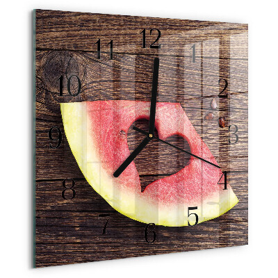 Square wall clock Watermelon