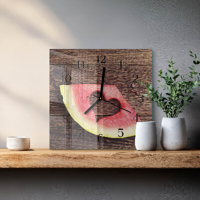 Square wall clock Watermelon