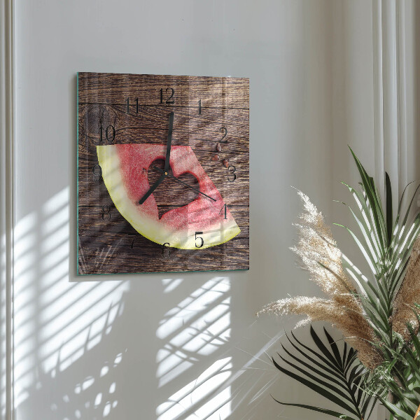 Square wall clock Watermelon