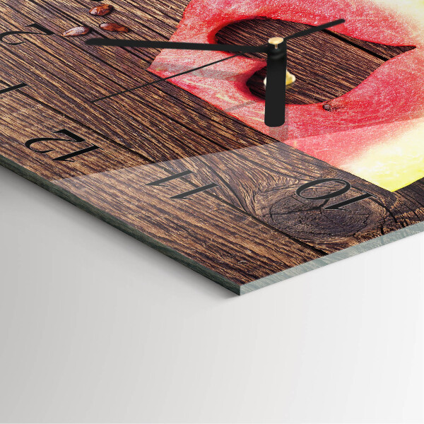 Square wall clock Watermelon