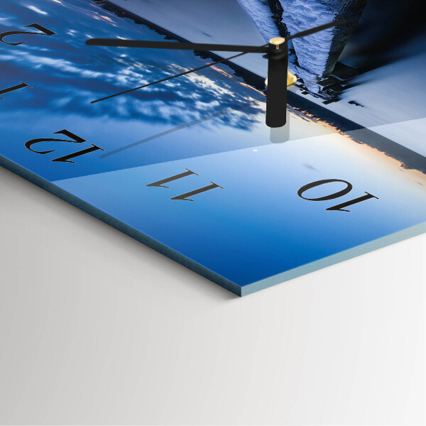 Square wall clock Landscape