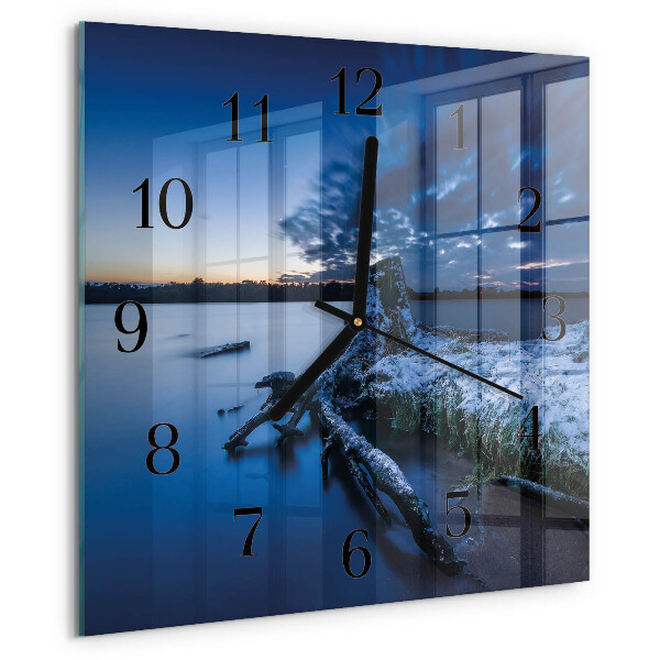 Square wall clock Landscape