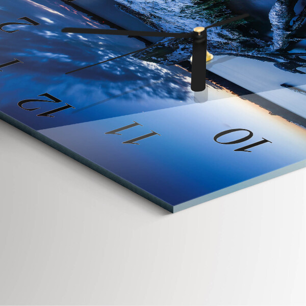 Square wall clock Landscape