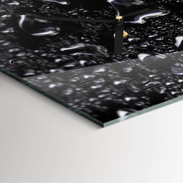 Square wall clock Drops