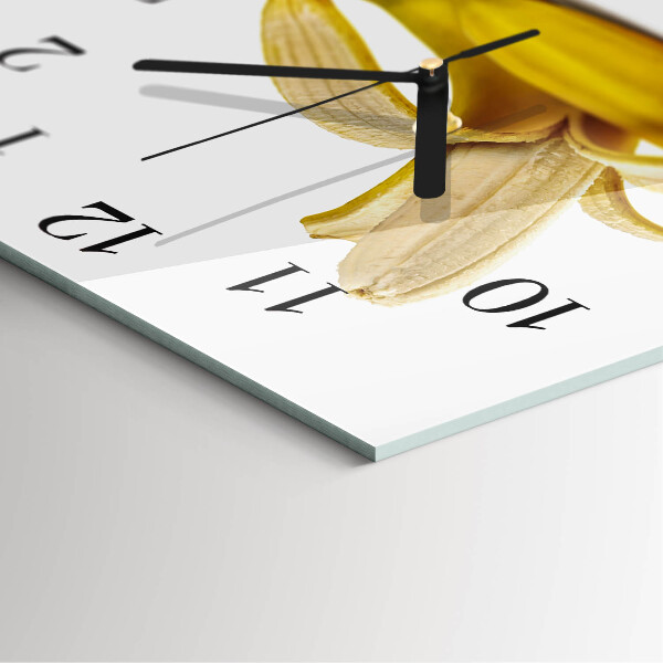 Square wall clock Bananas
