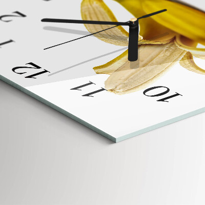 Square wall clock Bananas