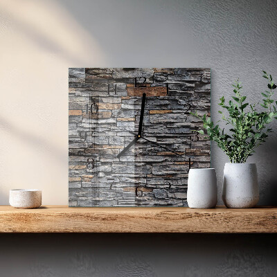 Square wall clock Clinker