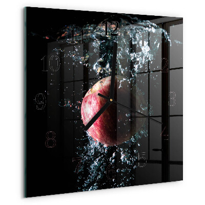 Square wall clock Apple