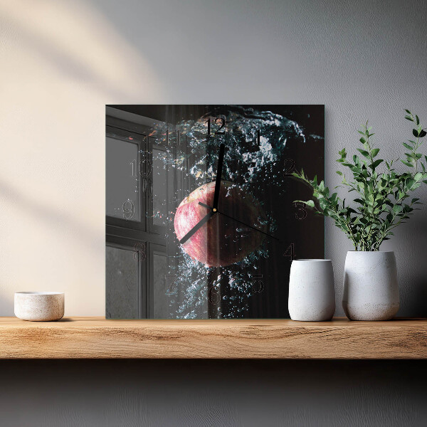 Square wall clock Apple