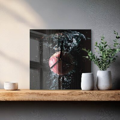 Square wall clock Apple