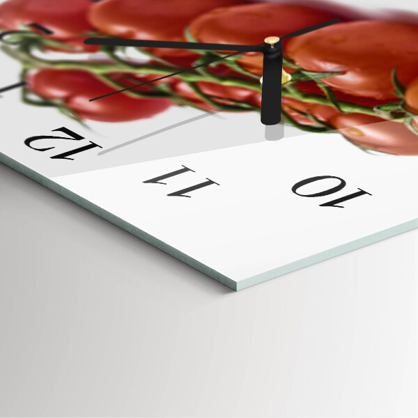 Square wall clock Tomatoes