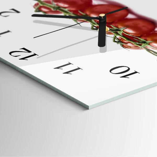 Square wall clock Tomatoes