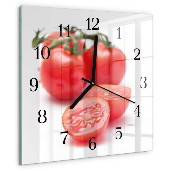 Square wall clock Tomatoes