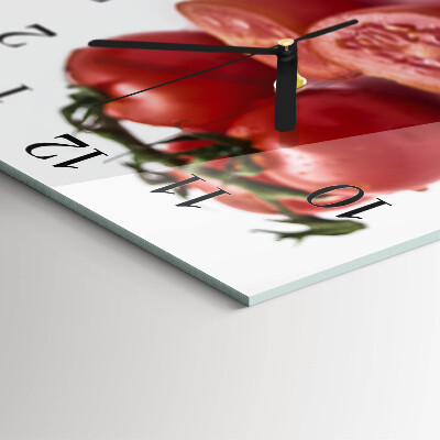 Square wall clock Tomatoes