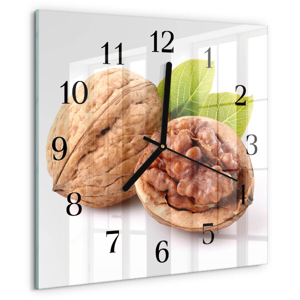 Square wall clock Nut