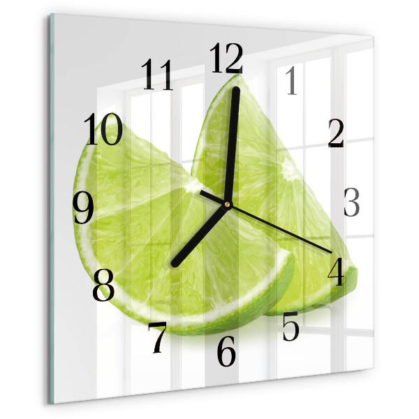 Square wall clock Calcium carbonate