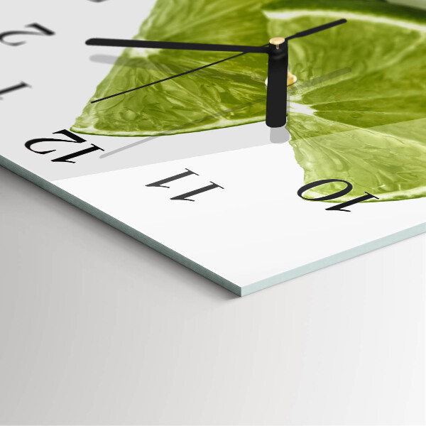 Square wall clock Calcium carbonate