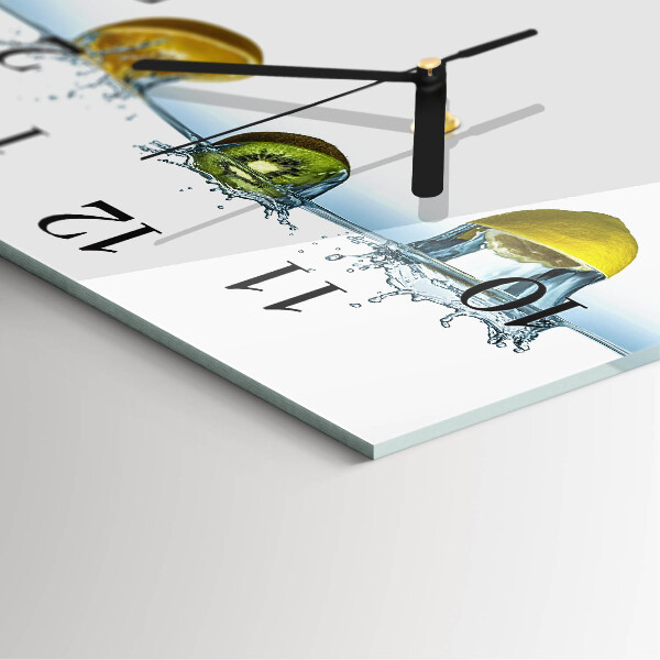 Square wall clock Kiwi