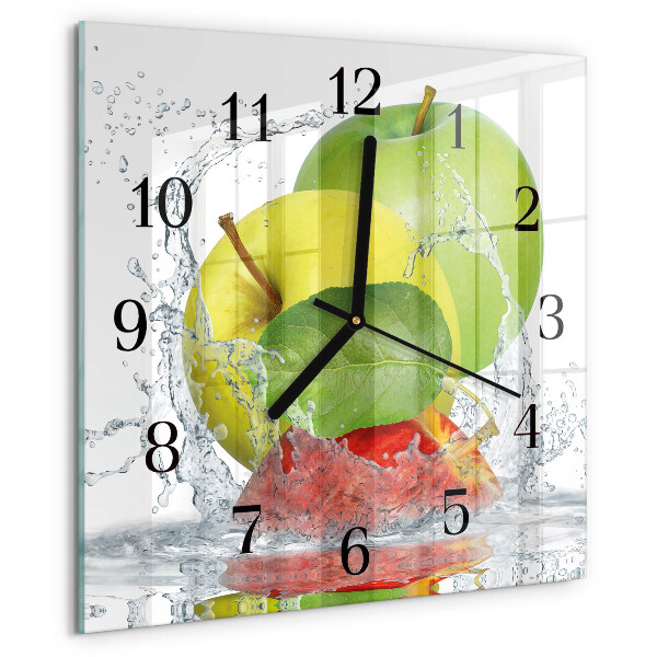 Square wall clock Apple