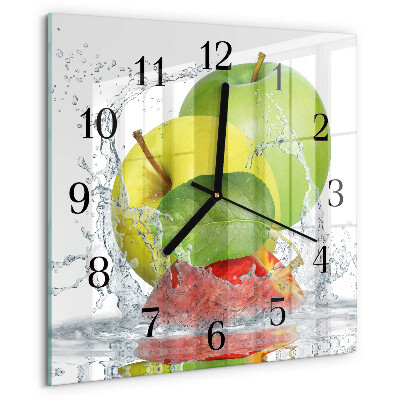 Square wall clock Apple