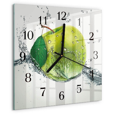 Square wall clock Apple