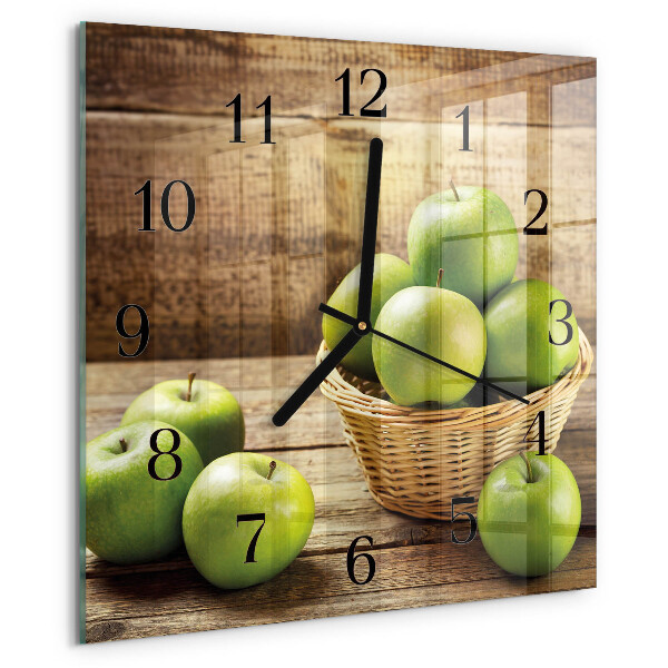 Square wall clock Apple