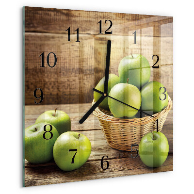 Square wall clock Apple