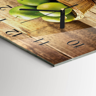 Square wall clock Apple