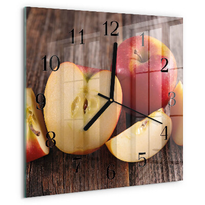 Square wall clock Apple