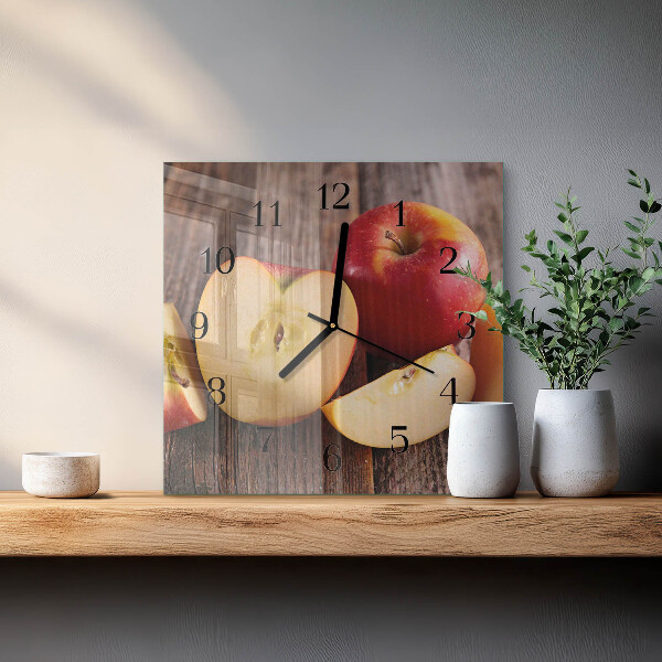 Square wall clock Apple