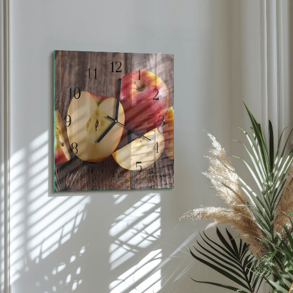 Square wall clock Apple