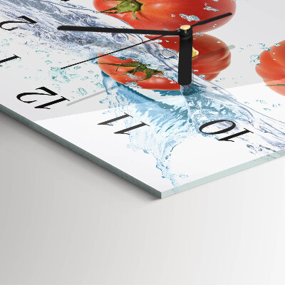Square wall clock Tomatoes