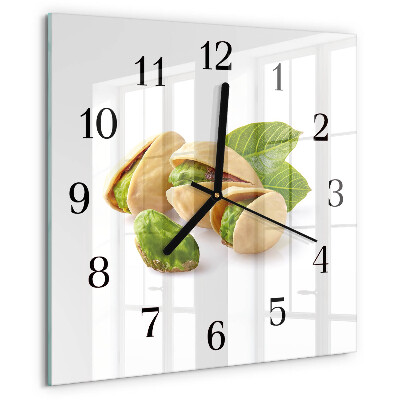 Square wall clock Nuts