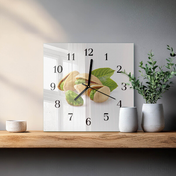 Square wall clock Nuts