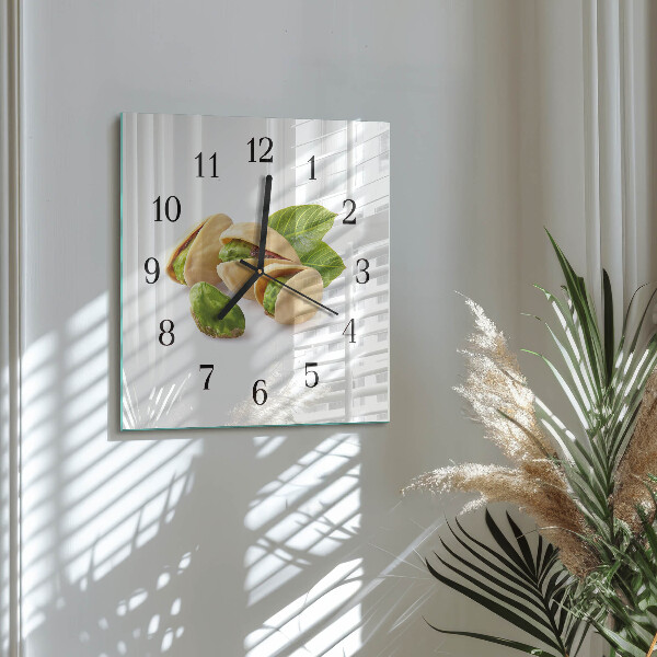 Square wall clock Nuts