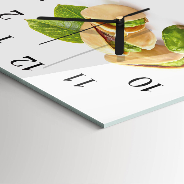 Square wall clock Nuts