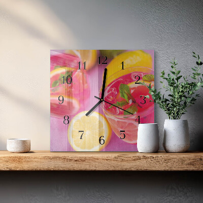 Square wall clock Citric