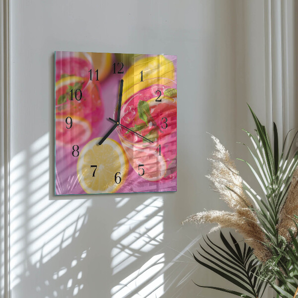 Square wall clock Citric