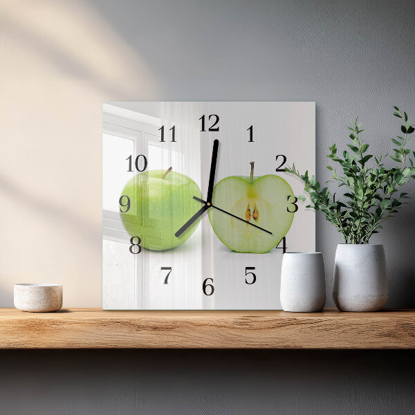 Square wall clock Apple