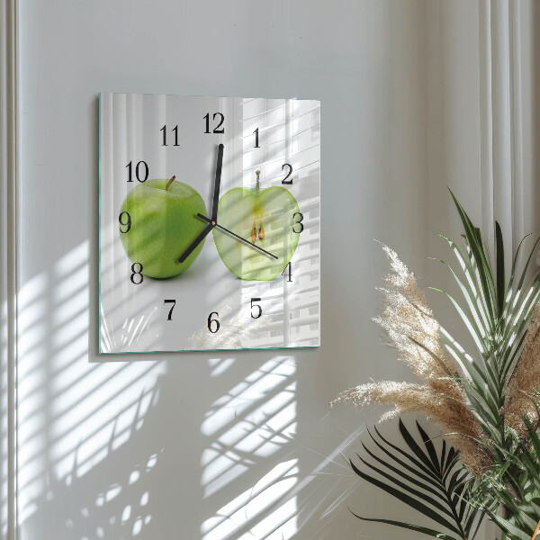 Square wall clock Apple