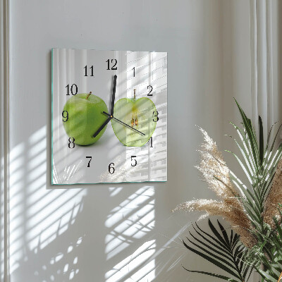 Square wall clock Apple