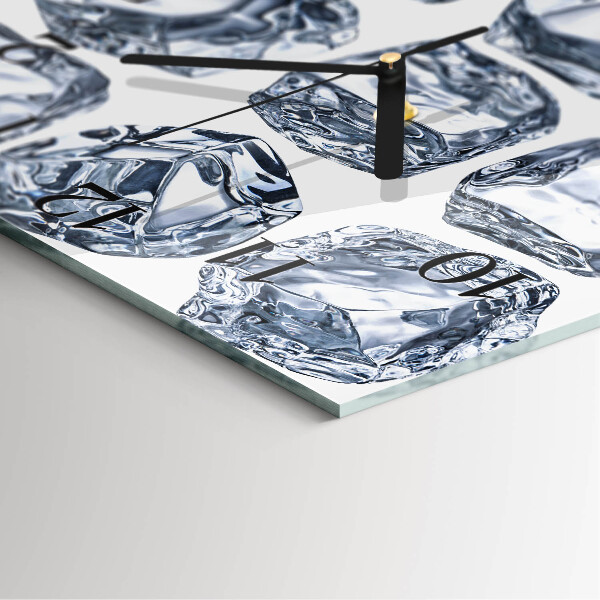 Square wall clock Ice