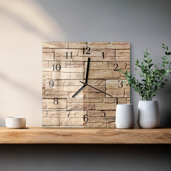 Square wall clock Clinker